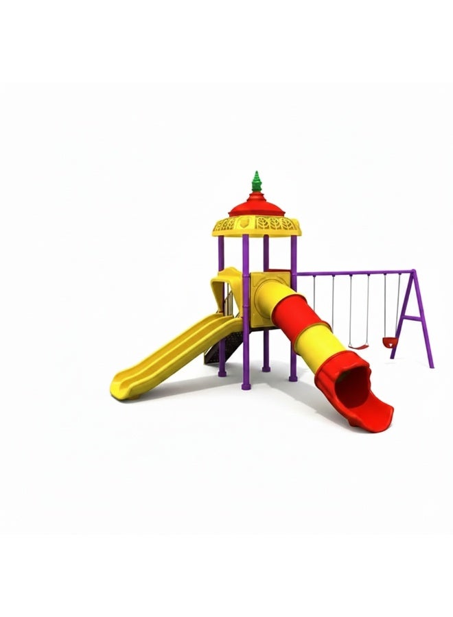 MYTS Mega Sports Power Swing & Slide – Outdoor Kids Playset with 3 Swings & Slide - Image 3
